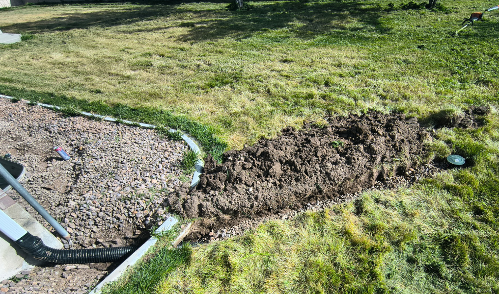French Drain Installation
